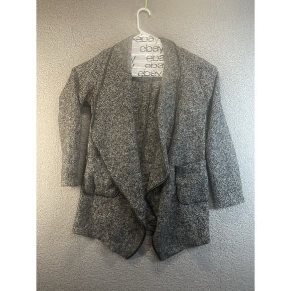 mercer & madison Sweaters - Mercer & Madison Womens Cardigan Sweater Size Large Gray 100% Merino Wool Knit